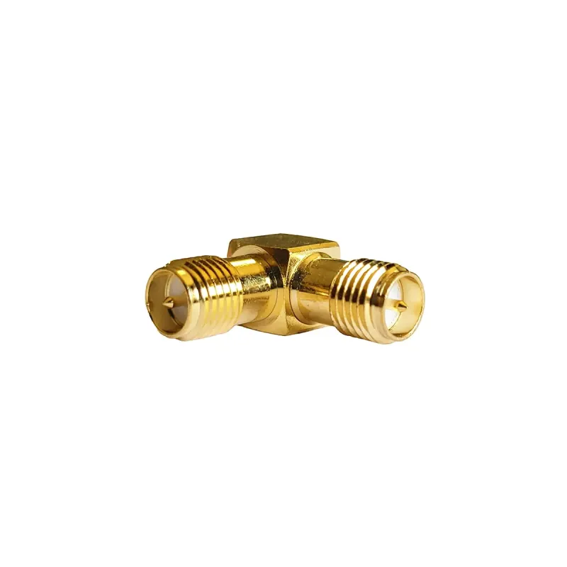 RP-SMA Femelă la RP-SMA Femelă cu Unghi Drept Adaptor RF Conector RP-SMA Femelă la RP-SMA Femelă cu Unghi Drept Adaptor RF Conector