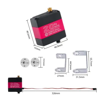 RDS3218 Servomotor 20kg 180 de Grade RDS3218 Servomotor 20kg 180 de Grade