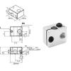 Bloc de Încălzire E3D V6 Pentru Imprimantă 3D Bloc de Încălzire E3D V6 Pentru Imprimantă 3D