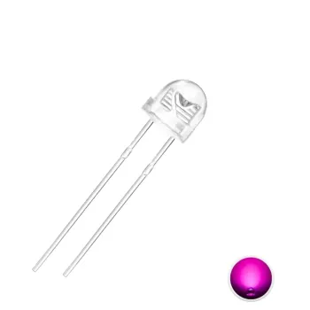 5mm Straw Hat Led Pink 5mm Straw Hat Led Pink