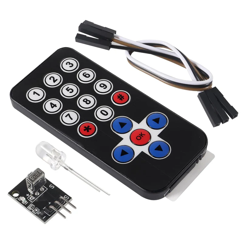 HX1838 Infraroșu IR Kit Modul de Control la Distanță Fără Fir Pentru Arduino HX1838 Infraroșu IR Kit Modul de Control la Distanță Fără Fir Pentru Arduino