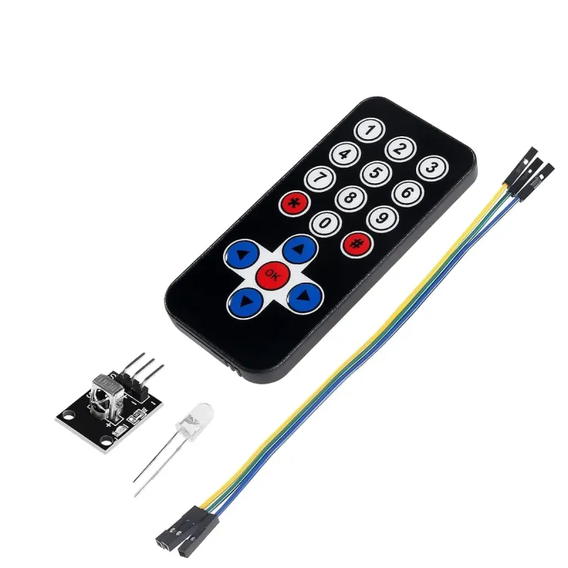 HX1838 Infraroșu IR Kit Modul de Control la Distanță Fără Fir Pentru Arduino HX1838 Infraroșu IR Kit Modul de Control la Distanță Fără Fir Pentru Arduino