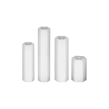 Distanțiere Hexagonală M3 x 20 mm Din Plastic - Mamă la Mamă Distanțiere Hexagonală M3 x 20 mm Din Plastic - Mamă la Mamă