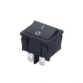 KCD2-501-4 Comutator Basculant ON-OFF DPST 4 Pini 250V 10A - Negru KCD2-501-4 Comutator Basculant ON-OFF DPST 4 Pini 250V 10A - Negru