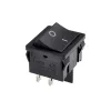 KCD2-501-4 ON-OFF Rocker Switch DPST 4 Pin 250V 10A - Black