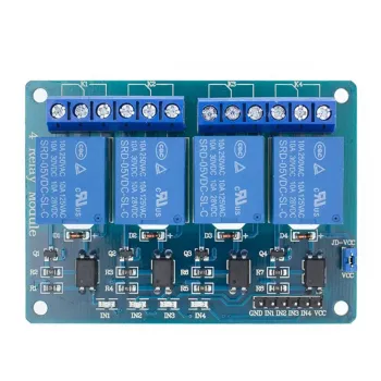 Modul Releu Arduino cu 4 Canale de 5V Modul Releu Arduino cu 4 Canale de 5V