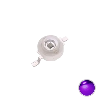 Putere LED 3W UV 390 - 395nm Putere LED 3W UV 390 - 395nm