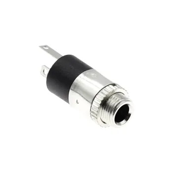Femeie Stereo Jack 3.5 mm Montare pe Panou Difuzor Microfon Jack PJ-392-Silver