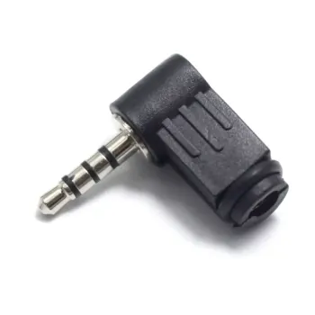 3.5mm Audio Dual Channel Steoro Male Jack -3.5 mm 4 Pole Right Angle Plugs