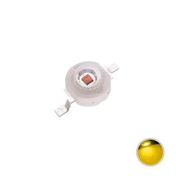 3W Led de Alimentare Galben