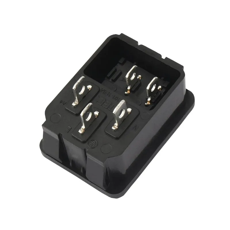 Priză de Curent Alternativ IEC320 C14 Masculin 250V 10A cu Comutator Basculant Priză de Curent Alternativ IEC320 C14 Masculin 250V 10A cu Comutator Basculant