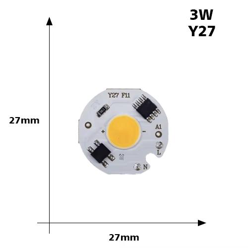 220V 3W Power Led Board Modul IP65 Y27 6000-6500K 220V 3W Power Led Board Modul IP65 Y27 6000-6500K