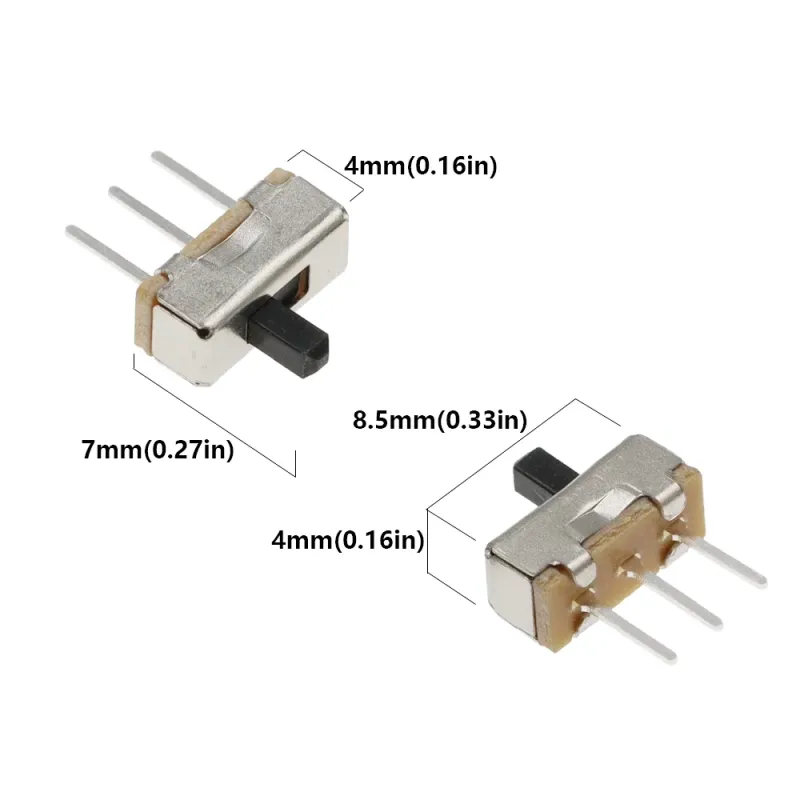 SS12D00 Mini Comutator Glisant On-Off