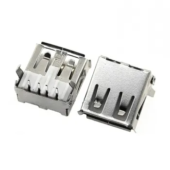 USB Type A Female Solder Jacks Connector USB-A type 90 Degrees USB Type A Female Solder Jacks Connector USB-A type 90 Degrees