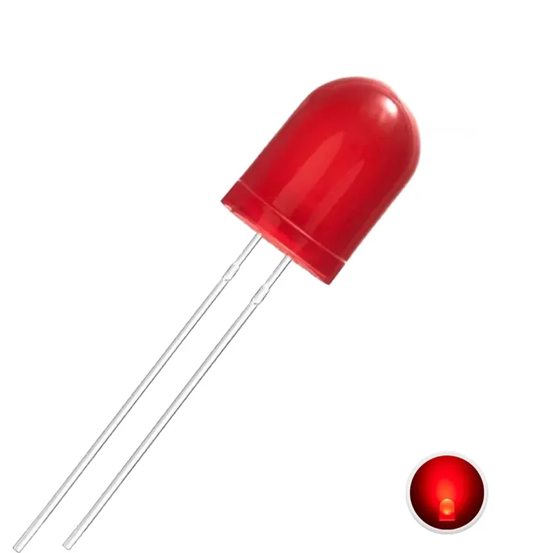 Led de 10 mm - Roșu Led de 10 mm - Roșu