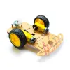 2WD Robot Car Chassis (2 Roți + 1 Roată drunk) 2WD Robot Car Chassis (2 Roți + 1 Roată drunk)