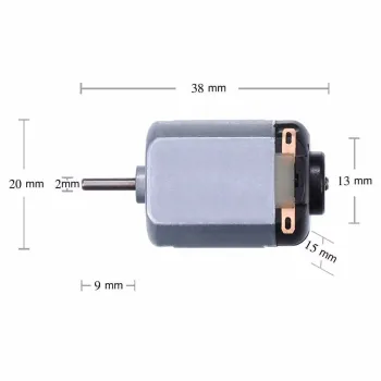Mini DC Solar Panel Motor 3V for Hobby & STEM Mini DC Solar Panel Motor 3V for Hobby & STEM