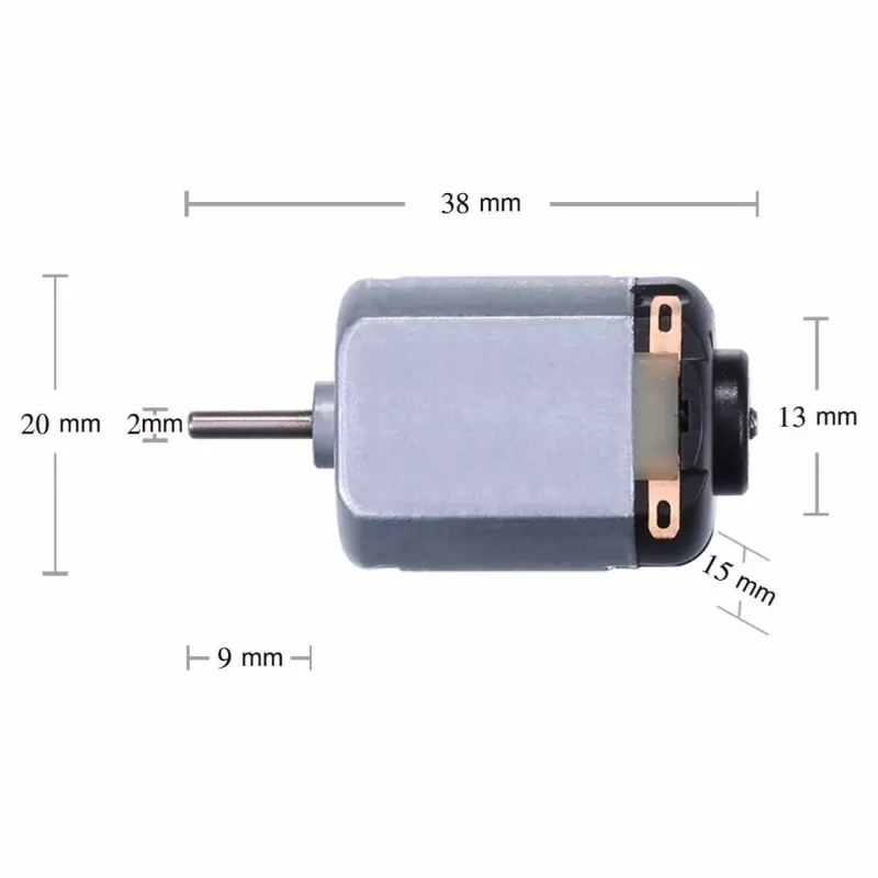 Mini DC Solar Panel Motor 3V for Hobby & STEM Mini DC Solar Panel Motor 3V for Hobby & STEM