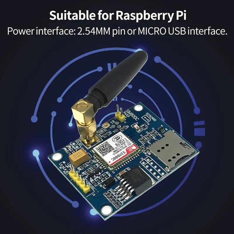 Modul GSM/GPRS SIM800C cu Regulator Integrat și Opțiuni de Antenă Modul GSM/GPRS SIM800C cu Regulator Integrat și Opțiuni de Antenă