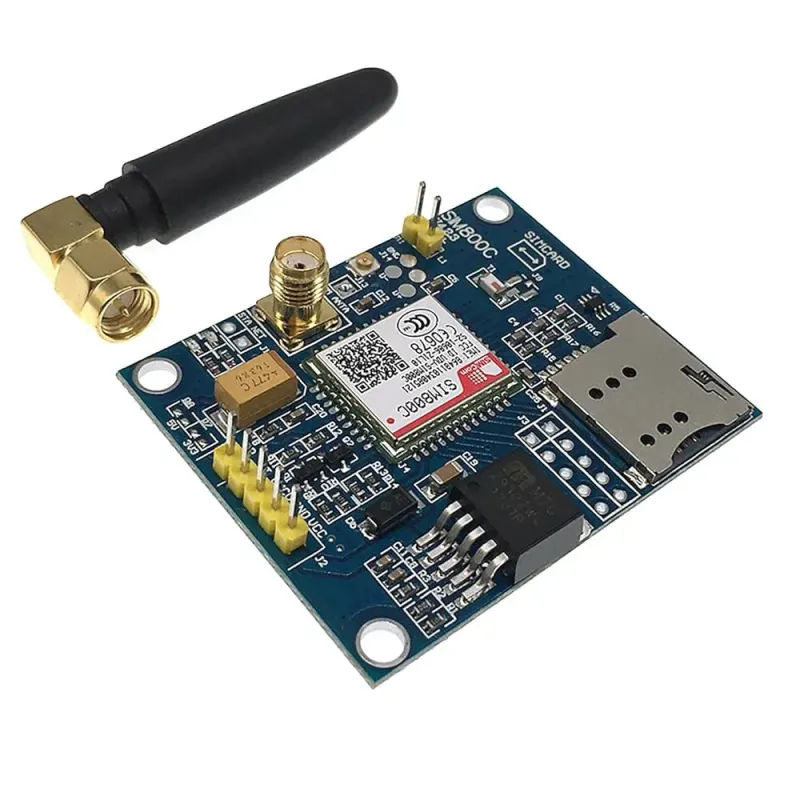 Modul GSM/GPRS SIM800C cu Regulator Integrat și Opțiuni de Antenă Modul GSM/GPRS SIM800C cu Regulator Integrat și Opțiuni de Antenă