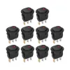 12V 20A ON-OFF Rocker Switch with Red LED 22mm