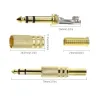 Gold Plated 6.3MM Male Stereo Plug Audio Adapter Connector Gold Plated 6.3MM Male Stereo Plug Audio Adapter Connector