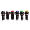 Buton 12mm, Momentan Pornit/Oprit, 3 Amperi, PBS-11B - Negru Buton 12mm, Momentan Pornit/Oprit, 3 Amperi, PBS-11B - Negru