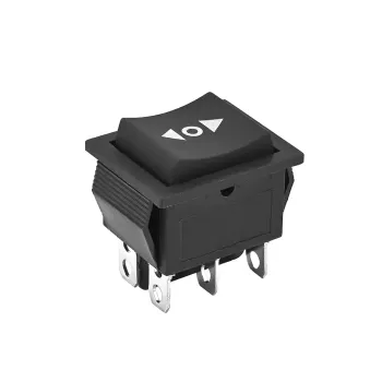 Comutator Basculant Momentan cu 6 Pini DPDT ON-OFF-ON AC 250V 16A - KCD2-223