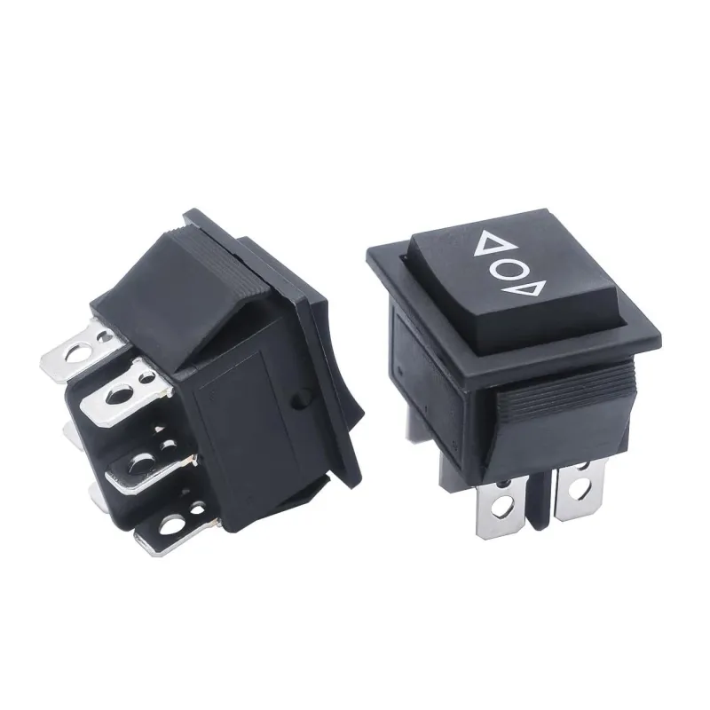 Momentary 6 Pin DPDT Rocker Switch ON-OFF-ON AC 250V 16A – KCD2-223 Momentary 6 Pin DPDT Rocker Switch ON-OFF-ON AC 250V 16A – KCD2-223