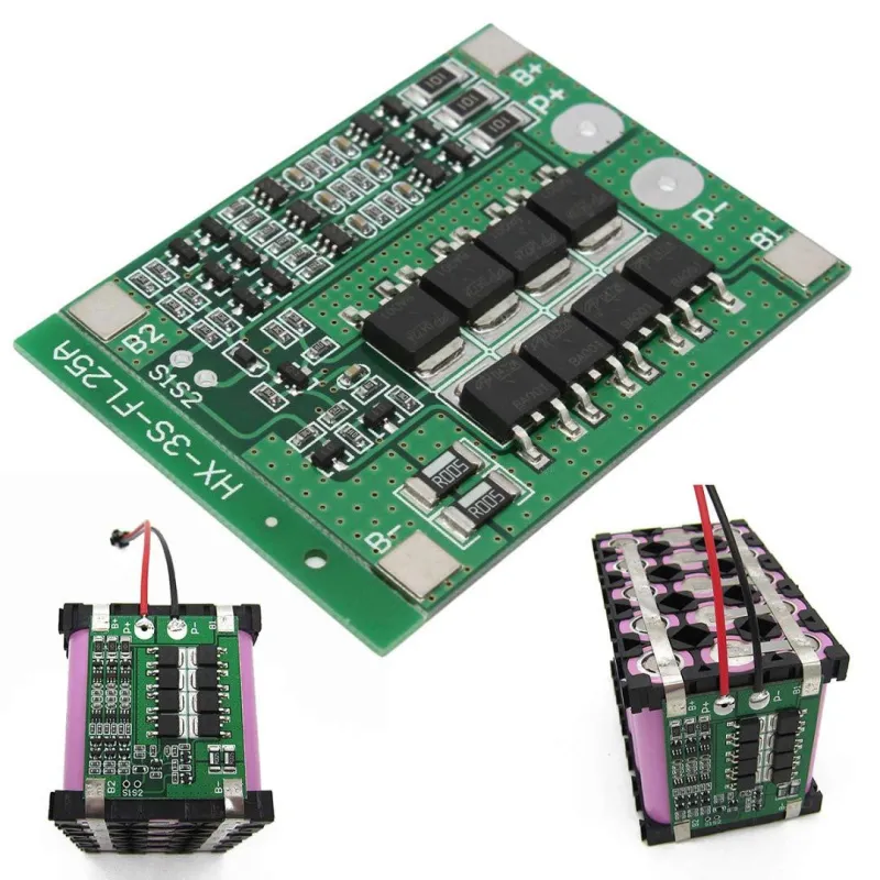 3S 25A BMS Lithium Battery Balanced Protection Board 3S 25A BMS Lithium Battery Balanced Protection Board