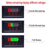 Indicator Nivel Încărcare Baterie Auto - 12V, 24V, 36V, 48V, 60V, 72V (roșu)