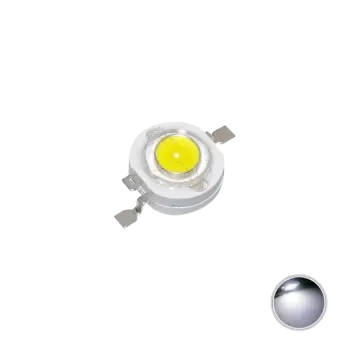 3W LED de Putere Alb 6000-6500K