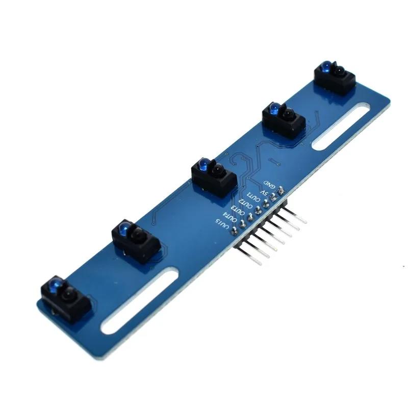 Modul Senzor de Urmărire a Liniei cu 5 Canale TCRT5000 Modul Senzor de Urmărire a Liniei cu 5 Canale TCRT5000