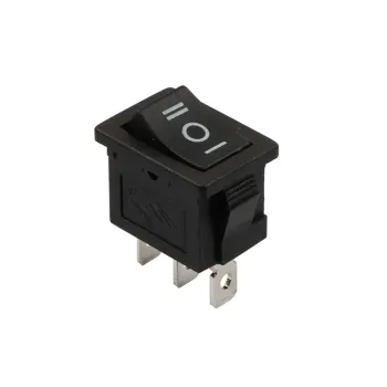 KCD1-103 Rocker Switch SPDT 3 Ways 21x15 mm - Black KCD1-103 Rocker Switch SPDT 3 Ways 21x15 mm - Black