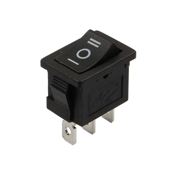 KCD1-103 Comutator Basculant SPDT 3 Căi 21x15 mm - Negru KCD1-103 Comutator Basculant SPDT 3 Căi 21x15 mm - Negru