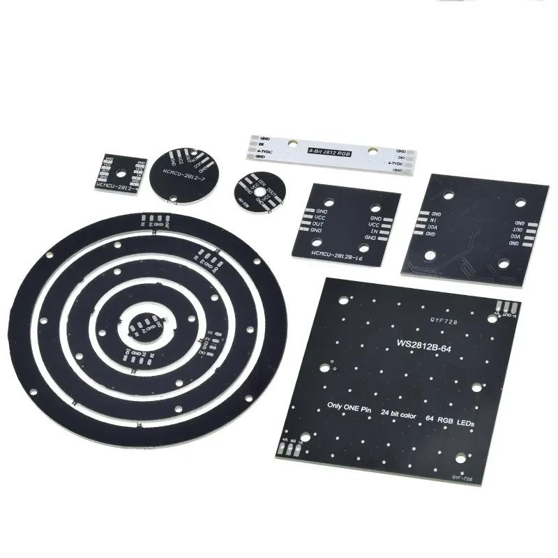 WS2812B Neopixel Addressable RGB LED Module 2x2 Square Matrix 4-bit