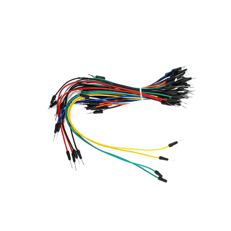 65 Pieces of Flexible Connection Cable for Experiment Panel from Male to Male 65 Pieces of Flexible Connection Cable for Experiment Panel from Male to Male