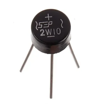 2W10 Bridge Rectifier Diode - 2.5A 1000V Round Case 2W10 Bridge Rectifier Diode - 2.5A 1000V Round Case