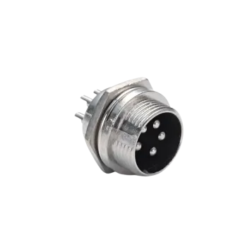 Mini XLR 5 Pin Male Chassis Panel Socket Plug MIC Conector Mini XLR 5 Pin Male Chassis Panel Socket Plug MIC Conector