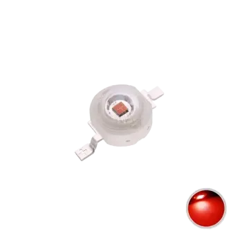 3W Power LED 620 - 625nm - Red 3W Power LED 620 - 625nm - Red