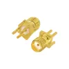 SMA Female Jack RF Connector For 1.6mm Solder Edge PCB SMA Female Jack RF Connector For 1.6mm Solder Edge PCB
