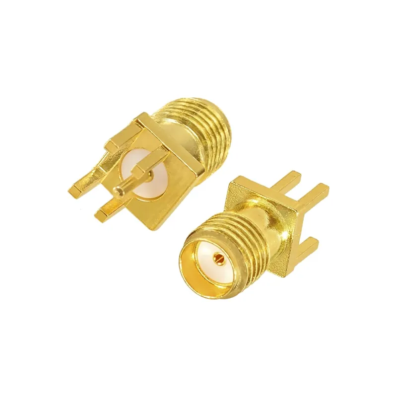 SMA Female Jack RF Connector For 1.6mm Solder Edge PCB SMA Female Jack RF Connector For 1.6mm Solder Edge PCB