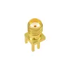 SMA Female Jack RF Connector For 1.6mm Solder Edge PCB SMA Female Jack RF Connector For 1.6mm Solder Edge PCB