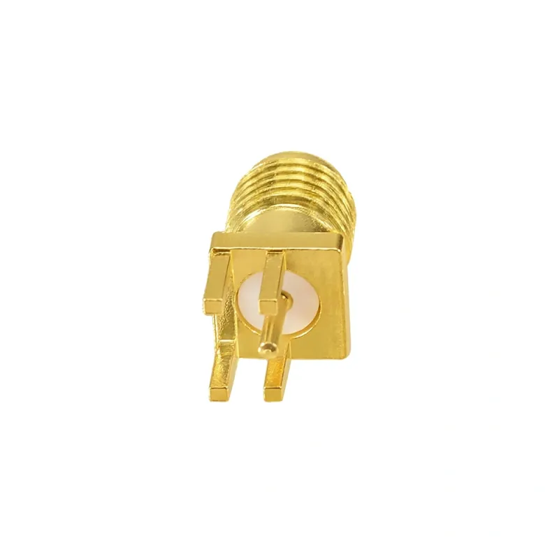 SMA Female Jack RF Connector For 1.6mm Solder Edge PCB SMA Female Jack RF Connector For 1.6mm Solder Edge PCB