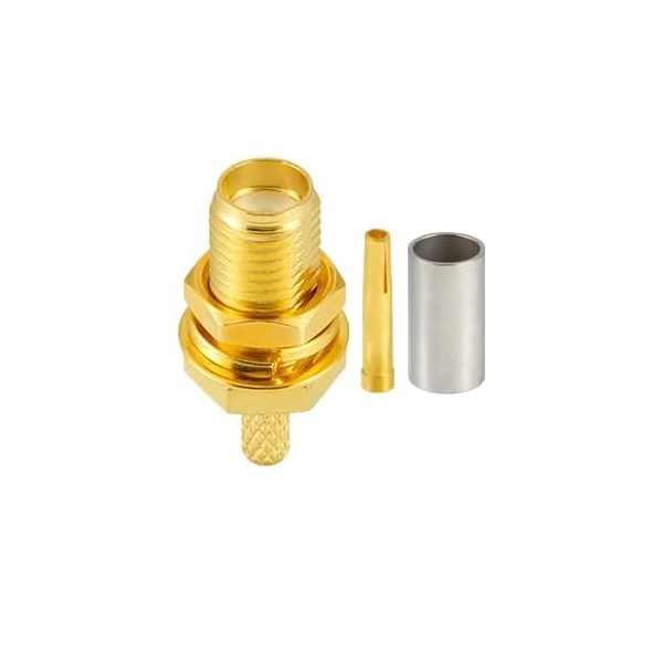 SMA Female RF Connector for RG316 RG174 LMR-100A SMA Female RF Connector for RG316 RG174 LMR-100A