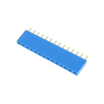 Conector Mamă (femelă Header) 1x14 2.54 Mm - Albastru
