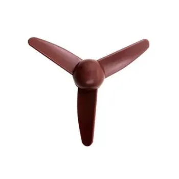 Elice Eoliană Mini de 8 cm pentru Motor DC–Maro