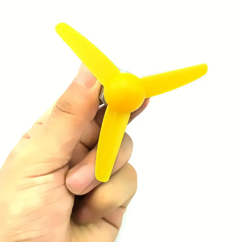 Elice Eoliană Mini de 8 cm pentru Motor DC–Maro