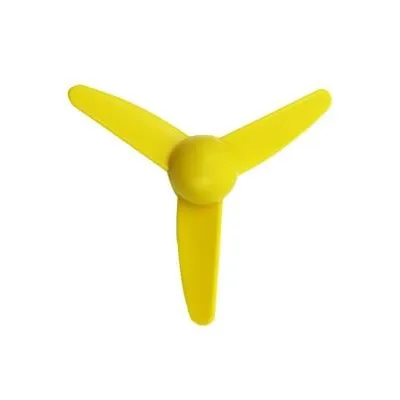 Elice Turbină Eoliană Mini 8 cm pentru Motor DC–Galben
