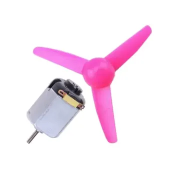 Set Mini Motor DC și Elice-Roz